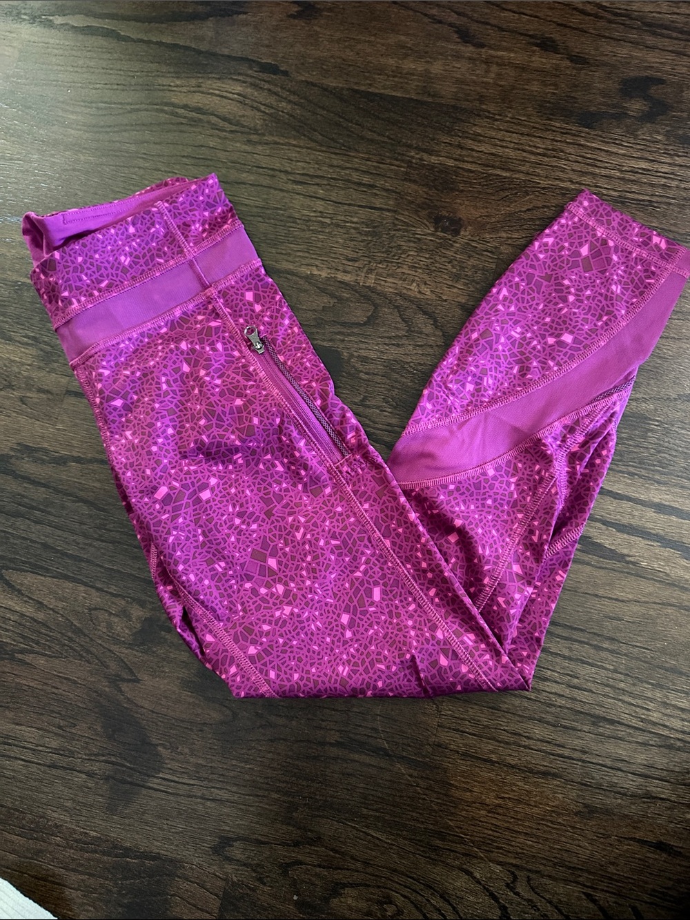 lululemon athletica Magenta Mosaic Performance Leggings